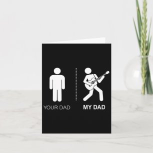 Dein Vater Mein Vater Gitarrist Artist B Gitarre V Karte