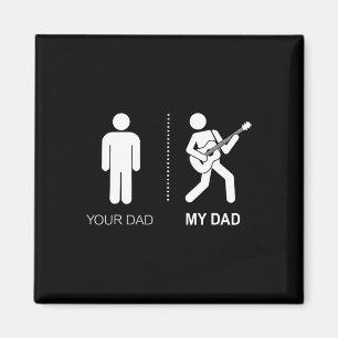 Dein Vater Mein Vater Gitarrist Artist B Gitarre V Magnet