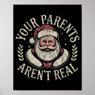 Deine Eltern sind nicht wirklich lustig Weihnachts Poster