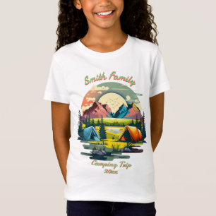 "Deine Familie" Camping Trip 20xx Custom Girl's T-Shirt