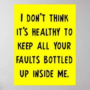 Deine Fehler Lustiges Poster