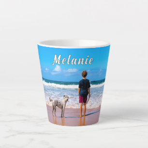 Deine Fototassen-Milchkanne mit individuellem Name Milchtasse