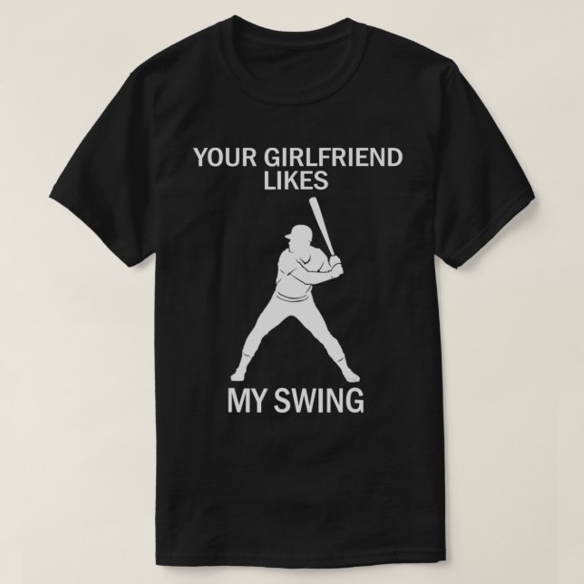 Deine Freundin mag mein Schwingen T-Shirt (Design vorne)
