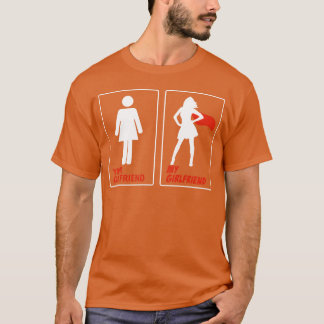 Deine Freundin Meine Freundin lustiger Vergleich T-Shirt