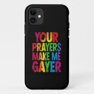 Deine Gebete machen mich gayer Regenbogen-Stolz-Fl Case-Mate iPhone Hülle