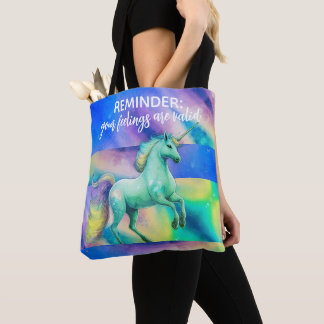 Deine Gefühle Sind Gültig Meerjungfrau Tie-Dye-Ein Tasche