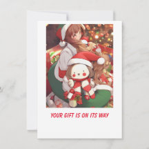 Deine Geschenksendung ist auf dem Weg Karte - Gesc