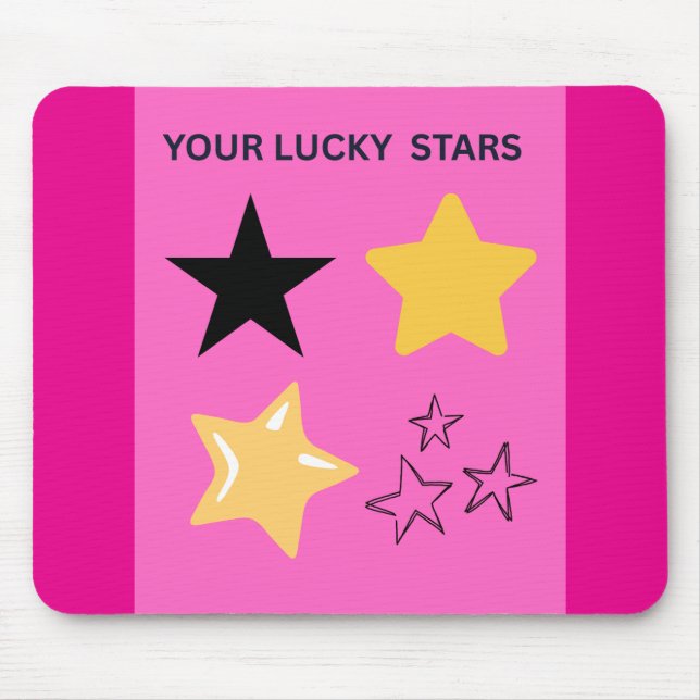 DEINE GLÜCKSSTERNE  MOUSEPAD (Vorne)