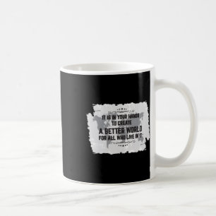 Deine Hände schaffen ein besseres Welt-Shirt-Zitat Kaffeetasse