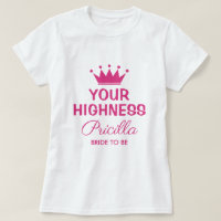 Deine Hoheit lustige rosa Prinzessin Kronbrigade z