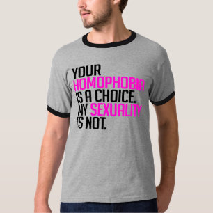Deine Homophobie ist eine Wahl T-Shirt