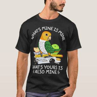 Deine ist meine Papagei I Weißbauchkaike T-Shirt