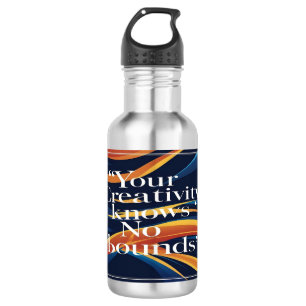 Deine Kreativität kennt keine Grenzen Edelstahlflasche