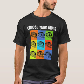 Deine Laune zum Wählen Grumpy Rude Cat Theme T-Shirt