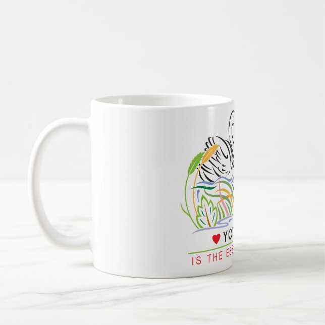 Deine Liebe ist die Essenz meiner klassischen Tass Kaffeetasse (Links)