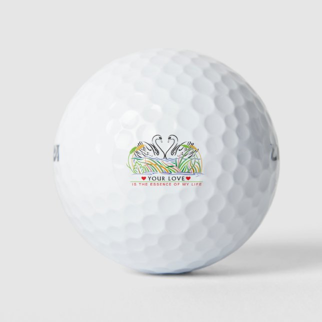 Deine Liebe ist wesentlich Golfball (Vorderseite)