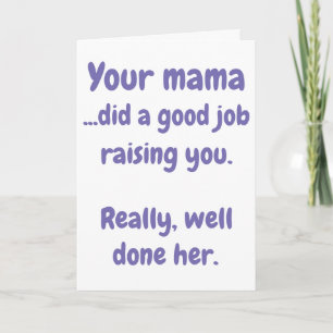 Deine Mama Karte