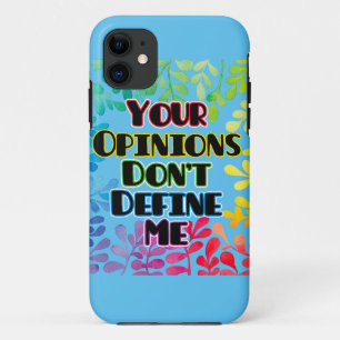 Deine Meinung bestimmt mich nicht Case-Mate iPhone Hülle