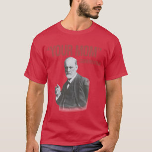 Deine Mutter Sigmund Freud Roter Junge T-Shirt