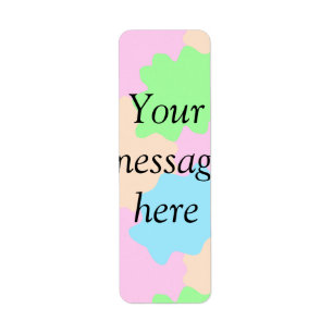 Deine Nachricht hier Textname Boho farbenfroh Rost