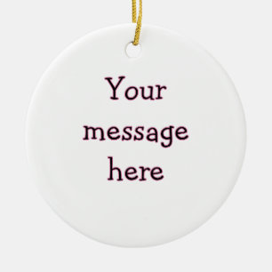 Deine Nachricht hier Textname Monogrammbild Zitat Keramik Ornament