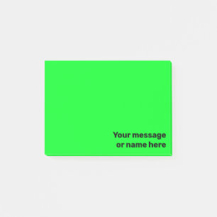 Deine Nachricht Vibrant Hell Grün Fett Post-it Klebezettel