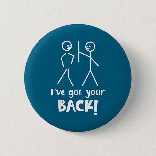 Deine Neuheit Sarkasmus-Strichmännchen-Spruch Button (Vorderseite)
