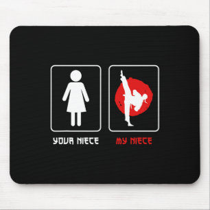Deine Nichte Meine Nichte Karate Onkel Stolz Karat Mousepad