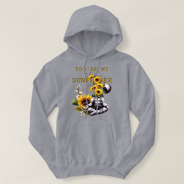 Deine Sonnenblume Hoodie (Design vorne)