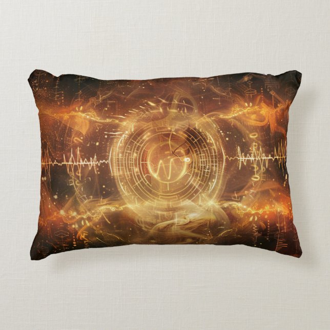 Deine Stimme ist ein Sigil — Mystische Frequenzkun Dekokissen (Vorderseite)