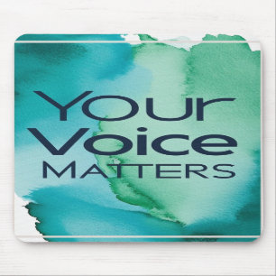 Deine Stimme zählt Mousepad