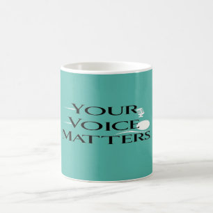 Deine Stimme zählt Option 2 Kaffeetasse