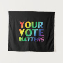 "Deine Stimme zählt" Stolz lgbtq lgbt Regenbogen s