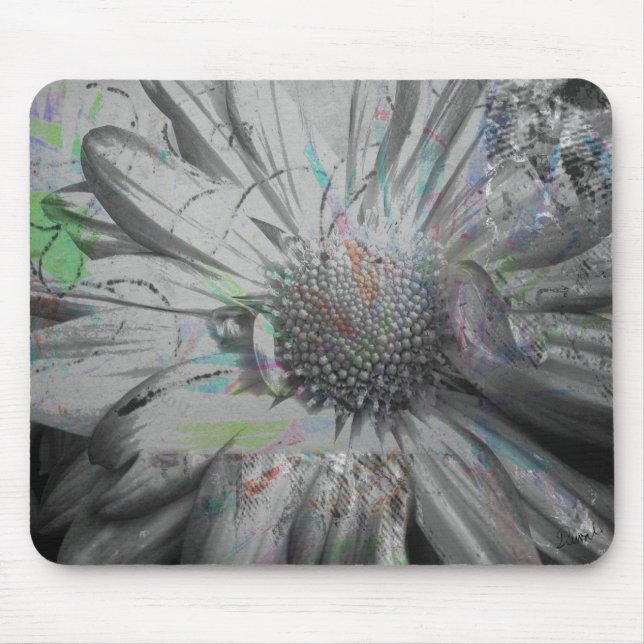 "Deine tägliche Blume"-Mauspad Mousepad (Vorne)
