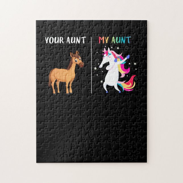 Deine Tante My Tante Funny Niece Tante Unicorn (Vertikal)
