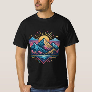 Deine Welle trendy modernes Design T-Shirt