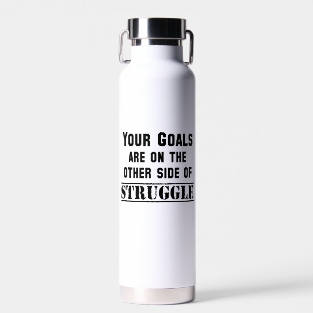 Deine Ziele sind auf der anderen Seite des Kampfes Trinkflasche (Vorne)