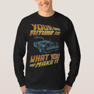Deine Zukunft ist, was du aus ihr machst Retro Vin T-Shirt