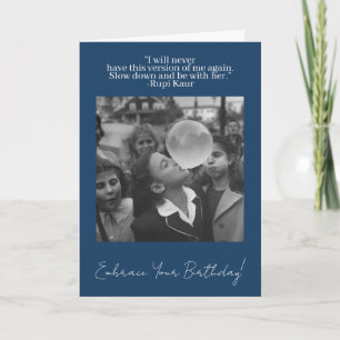 Deinen Geburtstag annehmen Karte