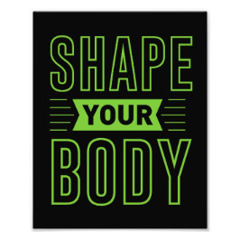 DEINEN KÖRPER SCHLIESSEN FOTODRUCK