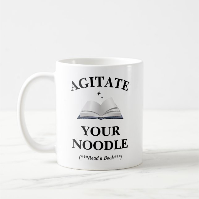Deinen Verstand anregen Kaffeetasse (Links)