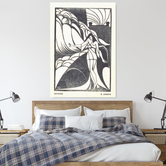 Deirdre Leinwanddruck (Insitu (Schlafzimmer))