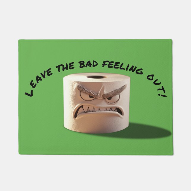 Deja el mal rollo fuera /Leave the bad feeling out Fußmatte (Vorderseite)