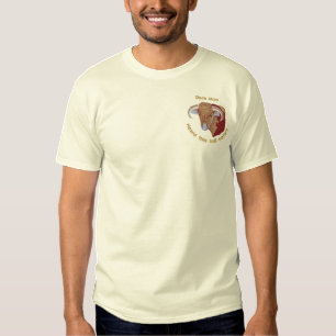 Deja Moo Gefühl Besticktes T-Shirt