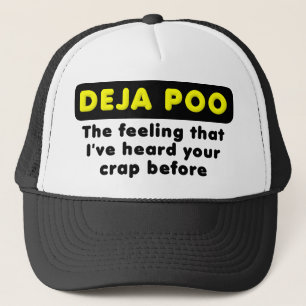 Deja Poo Funny Casquette Casquette de balle