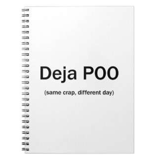 Deja Poo Notizblock