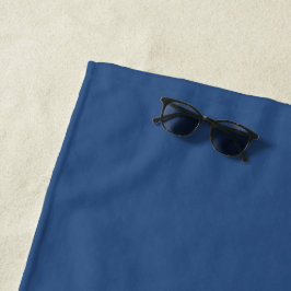 Deja Vu Blue Spring Season Solid Color Strandtuch