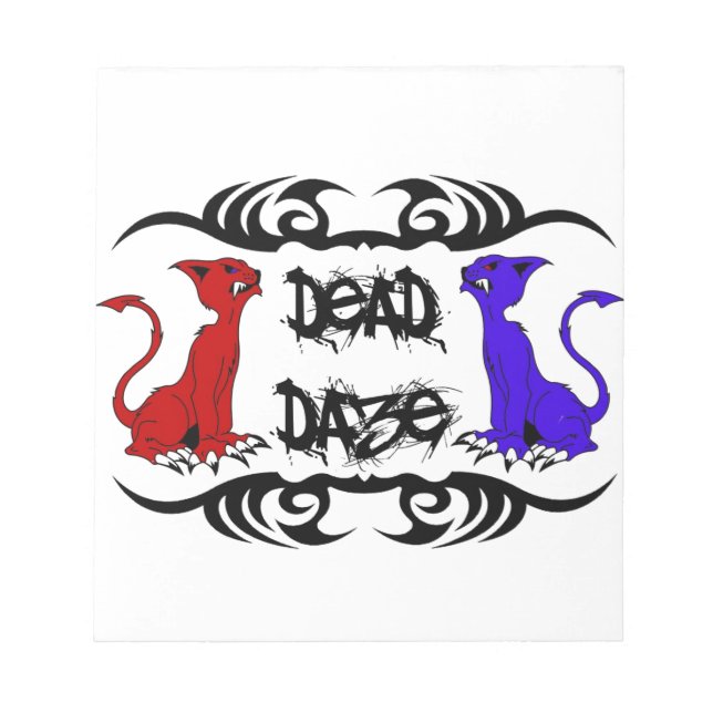 Deja Vu Cat Notizblock (Vorderseite)