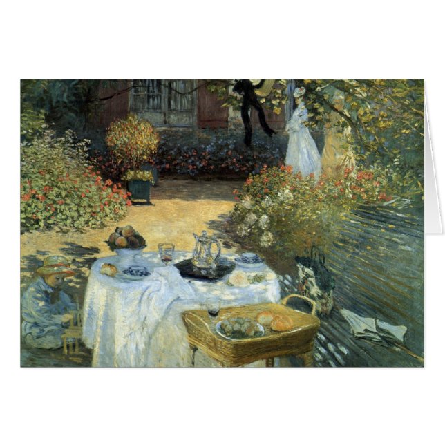 Déjeuner de Claude Monet, impressionnisme Vintage (Devant horizontal)