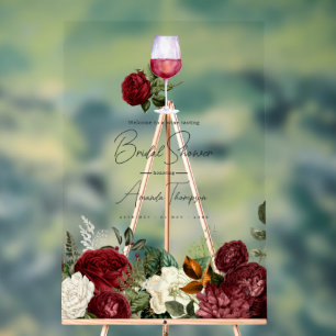 Déjeuner de mariage avec dégustation de vin floral